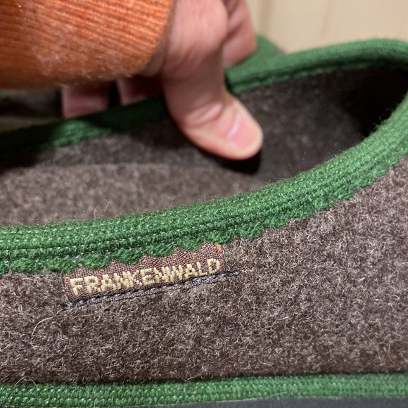 NWT Wool Frankenwald Men’s Slipper Mules - Picture 2 of 4